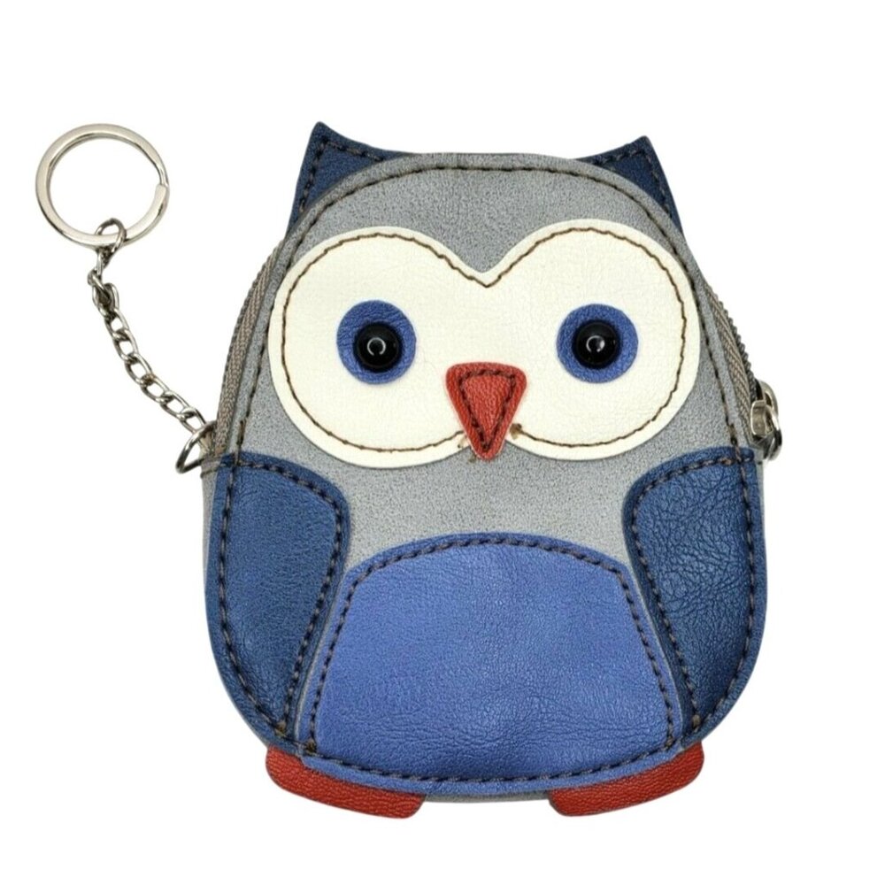 Relic Owl Faux Leather Keychain Coin Purse – Stylish & Functional Accessory